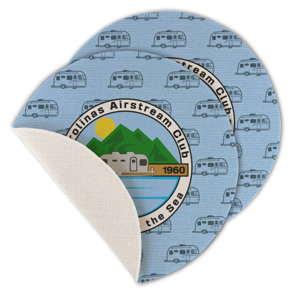 Custom Design - Round Linen Placemats - MAIN (Single Sided)