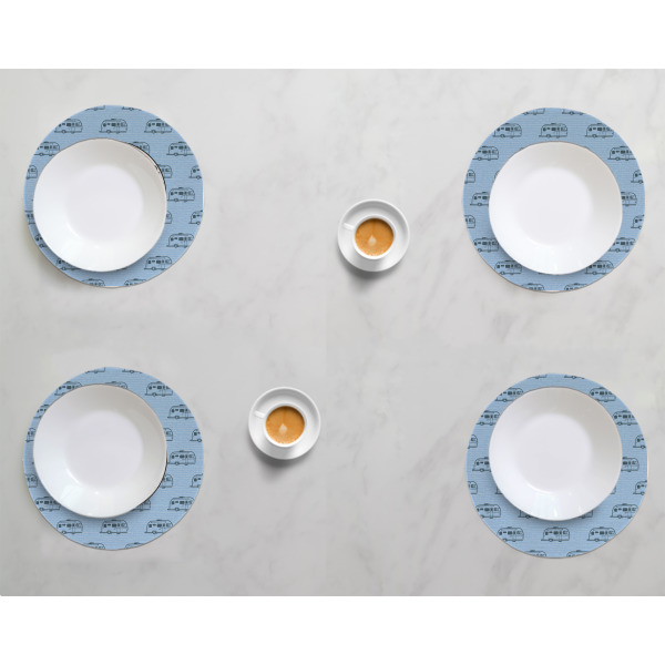 Custom Design - Round Linen Placemats - LIFESTYLE (set of 4)
