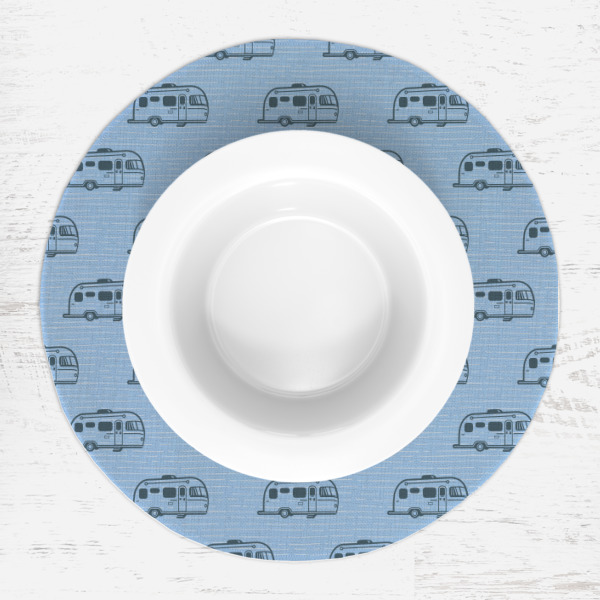 Custom Design - Round Linen Placemats - LIFESTYLE (single)