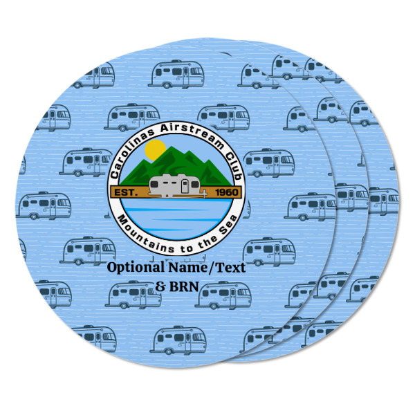 Custom Design - Round Fridge Magnet - THREE