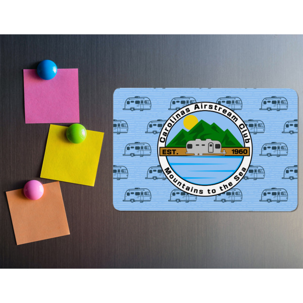 Custom Design - Rectangular Fridge Magnet - LIFESTYLE