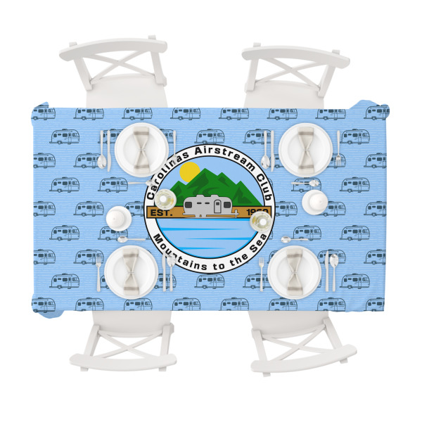 Custom Design - Tablecloths (58"x102") - TOP VIEW (with plates)