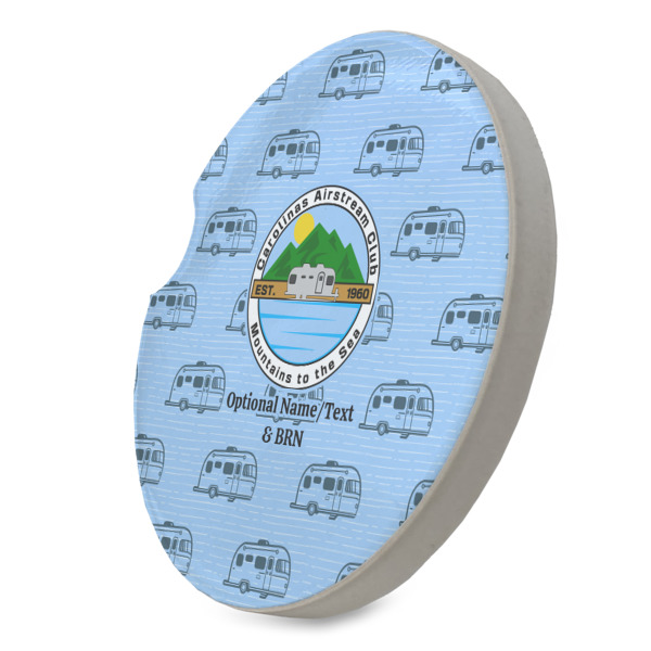 Custom Design - Sandstone Car Coaster - Standing Angle