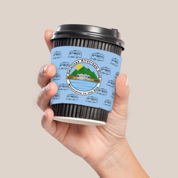 Custom Design - Coffee Cup Sleeve - LIFESTYLE