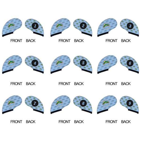 Custom Design - Golf Club Covers - APPROVAL (set of 9)