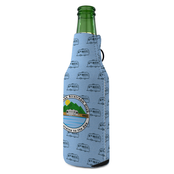 Custom Design - Zipper Bottle Cooler - ANGLE (bottle)