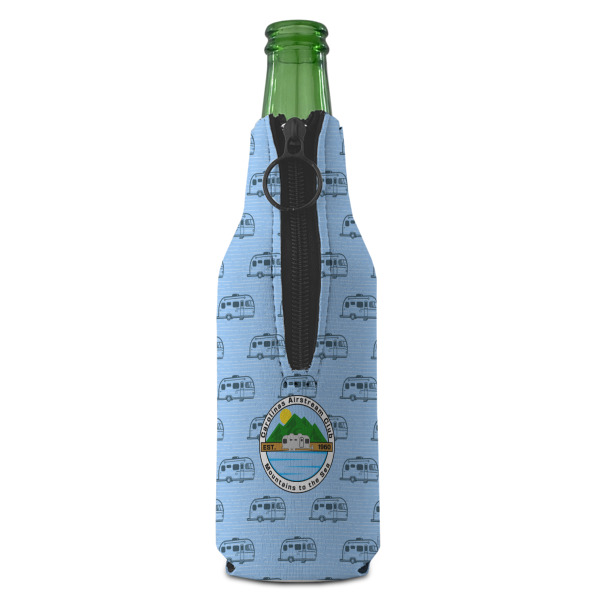 Custom Design - Zipper Bottle Cooler - BACK (bottle)