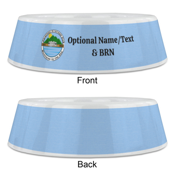 Custom Design - Plastic Pet Bowls - Large - Approval