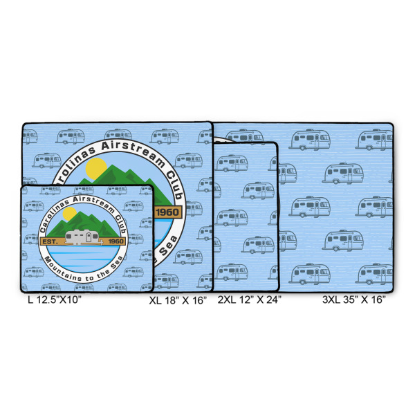 Custom Design - Gaming Mats - Size Chart