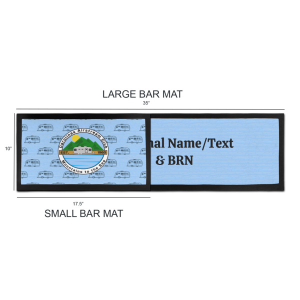 Custom Design - Bar Mats - Sizing Chart