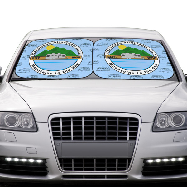 Custom Design - Car Sun Shades - IN CONTEXT