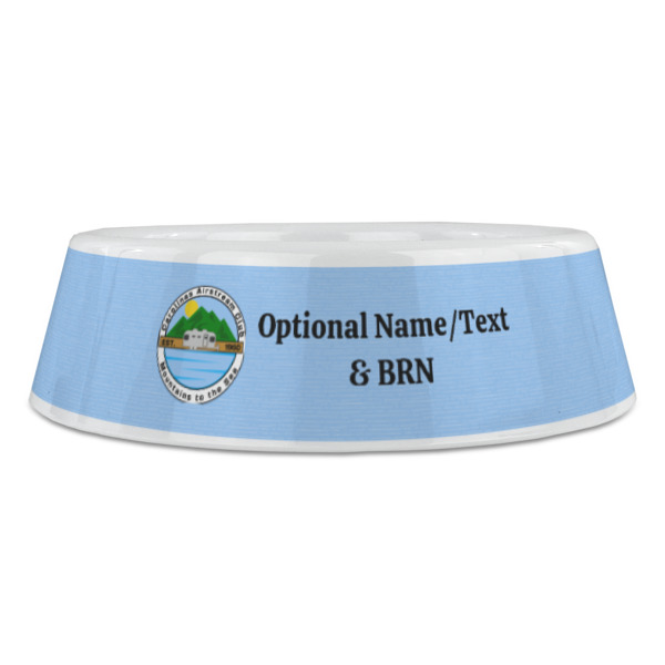 Custom Design - Plastic Pet Bowls - Large - Front