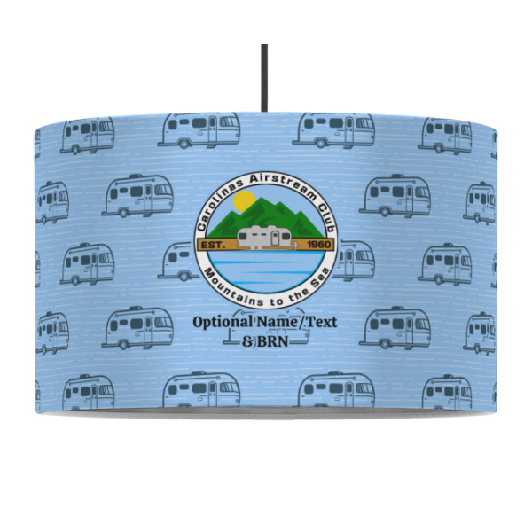 Custom Design - 12" Drum Lampshade - PENDANT (Fabric)