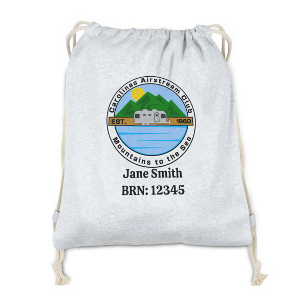 Custom Design Your Own Drawstring Backpack - Sweatshirt Fleece - Double-Sided
