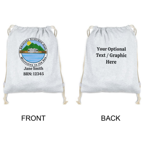 Custom Design - Drawstring Backpacks - Sweatshirt Fleece - Double Sided - APPROVAL