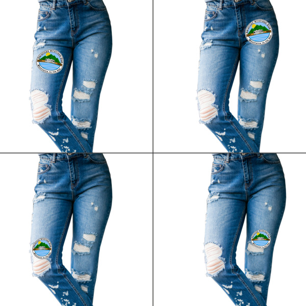 Custom Design - Custom Shape Iron On Patches - L - Set of 4 - Approval