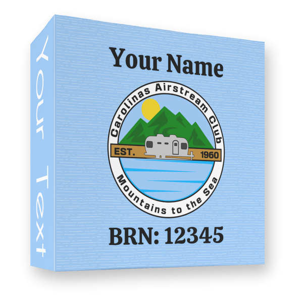 Custom Design - 3 Ring Binders - Full Wrap - 3" - Front