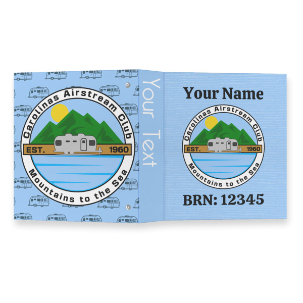 Custom Design - 3 Ring Binders - Full Wrap - 1" - Open Outside