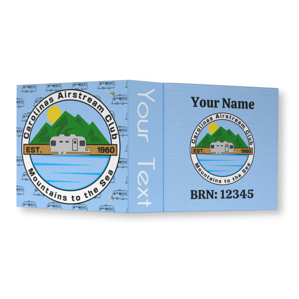 Custom Design - 3 Ring Binders - Full Wrap - 3" - Open Outside