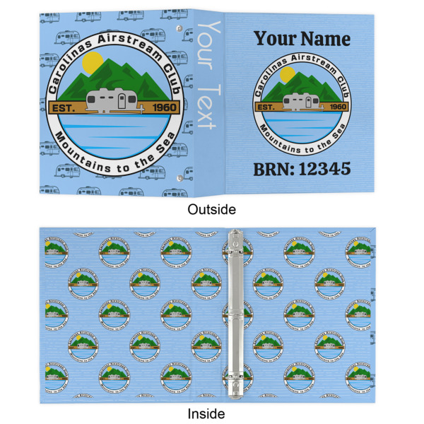 Custom Design - 3 Ring Binders - Full Wrap - 1" - Approval