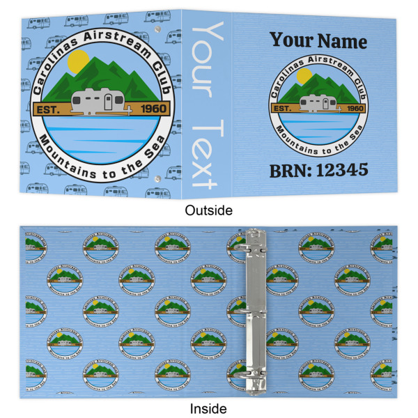 Custom Design - 3 Ring Binders - Full Wrap - 2" - Approval