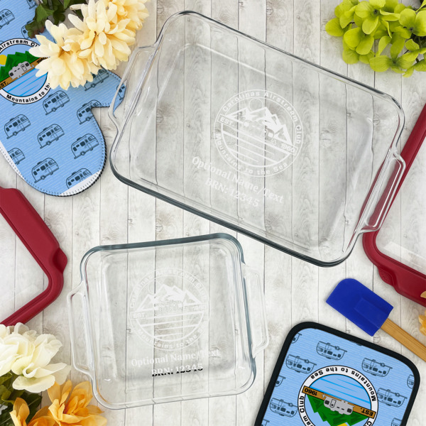 Custom Design - Glass Baking Dish Set - Lifestyle