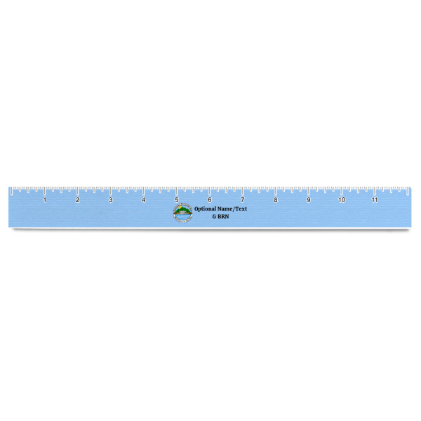 Custom Design - Plastic Ruler - 12" - FRONT