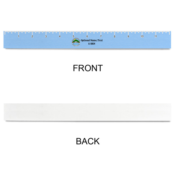 Custom Design - Plastic Ruler - 12" - APPROVAL