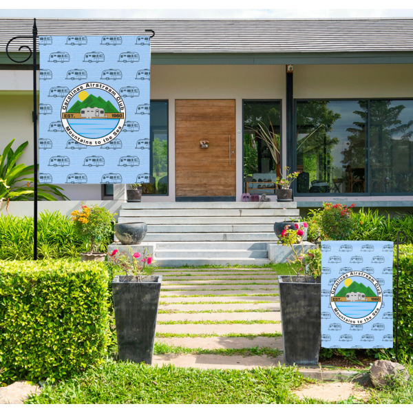 Custom Design - Large and Small Garden Flag - LIFESTYLE