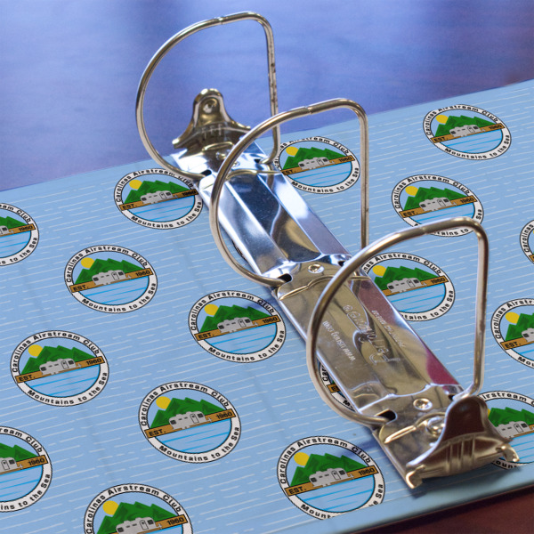 Custom Design - 3 Ring Binders - Full Wrap - 3" - Detail