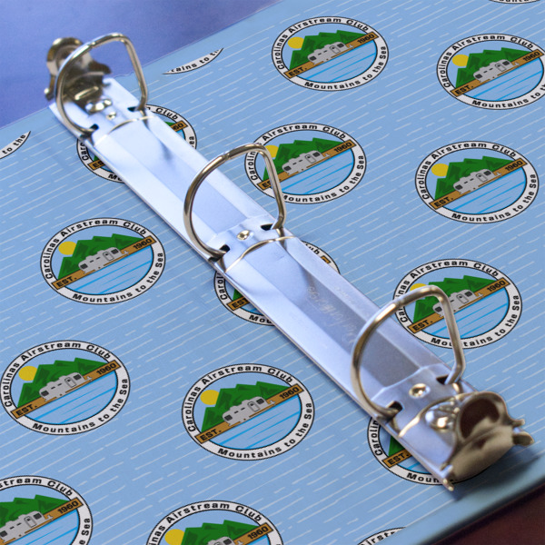 Custom Design - 3 Ring Binders - Full Wrap - 1" - Detail