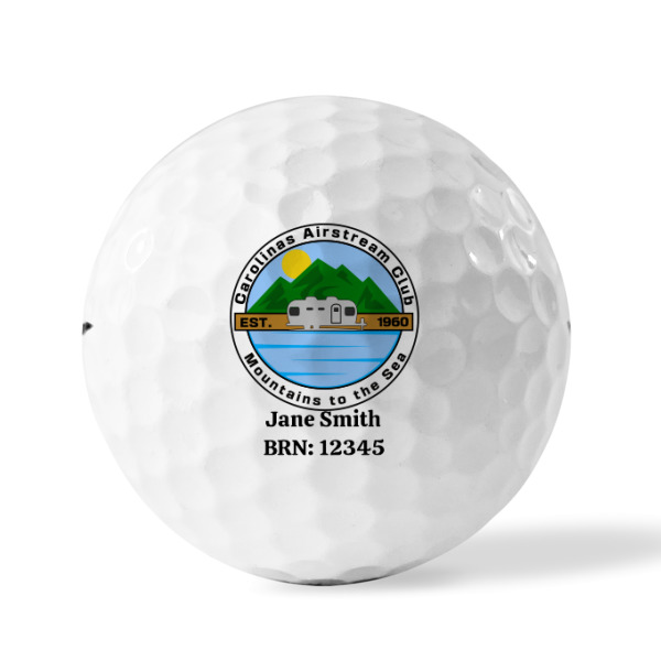 Custom Design - Golf Balls - Titleist - Set of 3 - FRONT