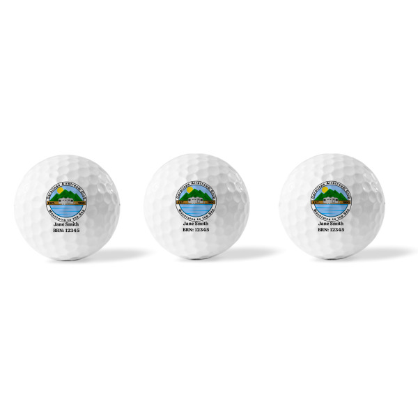 Custom Design - Golf Balls - Generic - Set of 3 - APPROVAL