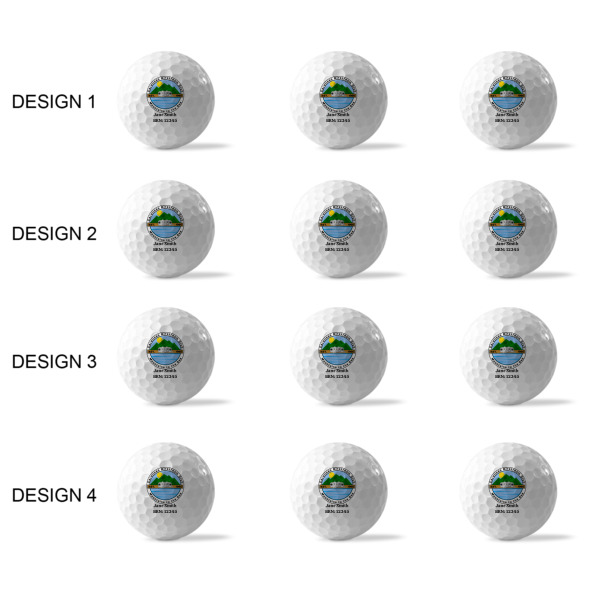 Custom Design - Golf Balls - Generic - Set of 12 - APPROVAL