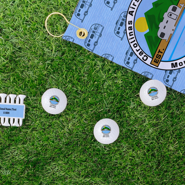 Custom Design - Golf Balls - Generic - Set of 3 - LIFESTYLE