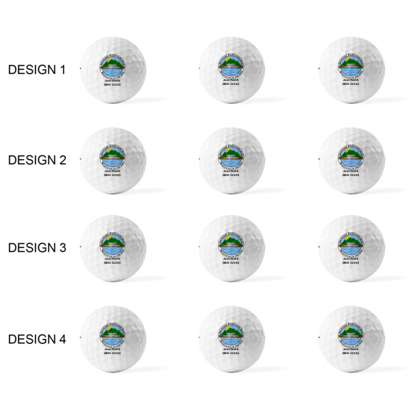 Custom Design - Golf Balls - Titleist - Set of 12 - APPROVAL