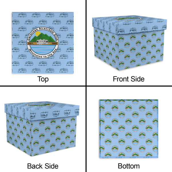 Custom Design - Gift Boxes with Lid - Canvas Wrapped - X-Large - Approval