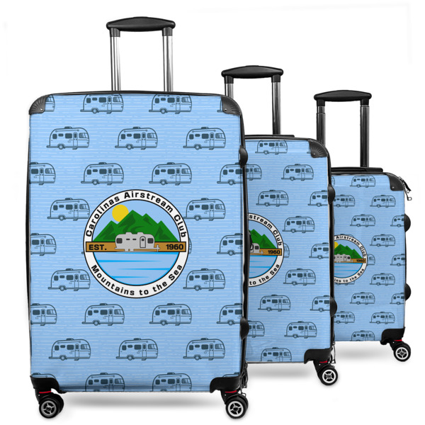 Custom Design Your Own 3-Piece Luggage Set - 20" Carry On - 24" Medium Checked - 28" Large Checked