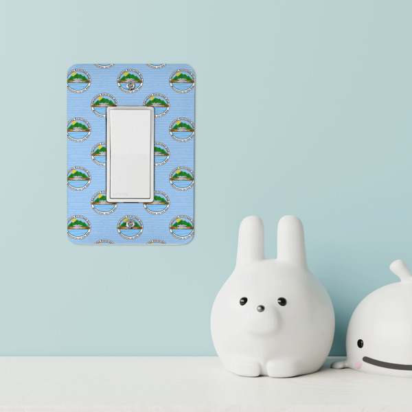 Custom Design - Rocker Light Switch Covers - Single - IN CONTEXT