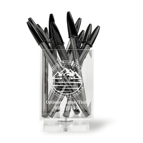 Custom Design - Acrylic Pencil Holder - FRONT