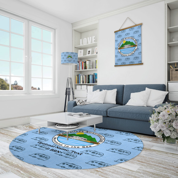 Custom Design - Round Area Rug - IN CONTEXT