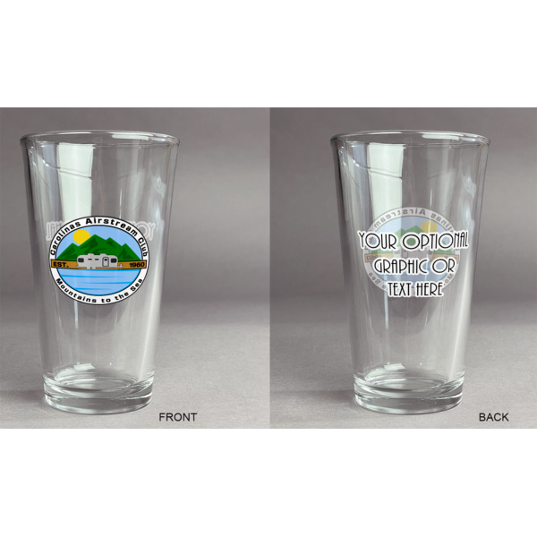 Custom Design - Pint Glass - Two Content - Approval