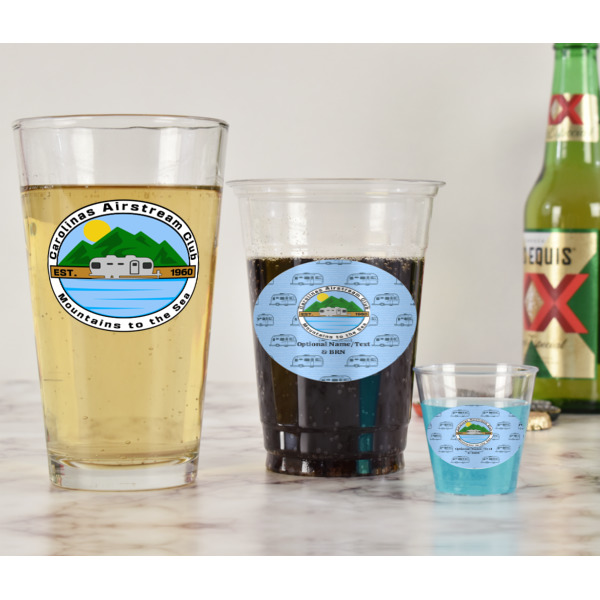 Custom Design - Pint Glass - Two Content - In Context