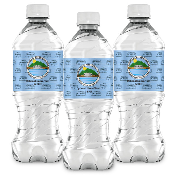 Custom Design - Water Bottle Labels - Front View