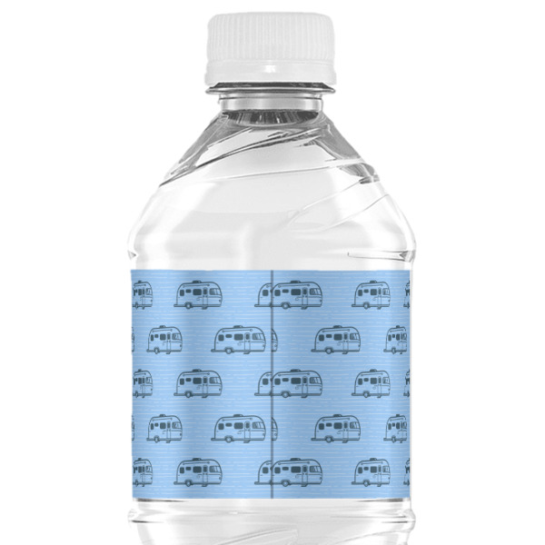 Custom Design - Water Bottle Label - Back View