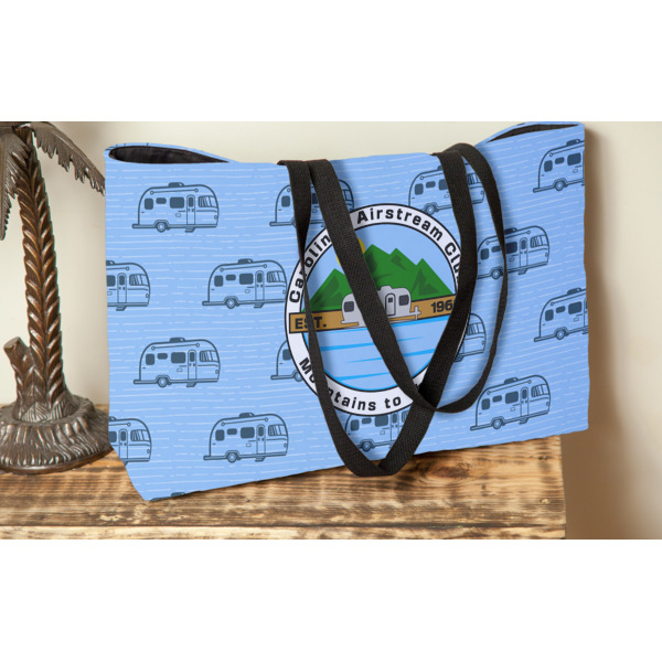 Custom Design - Tote w/Black Handles - Lifestyle View