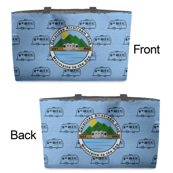 Custom Design - Tote w/Black Handles - Front & Back Views