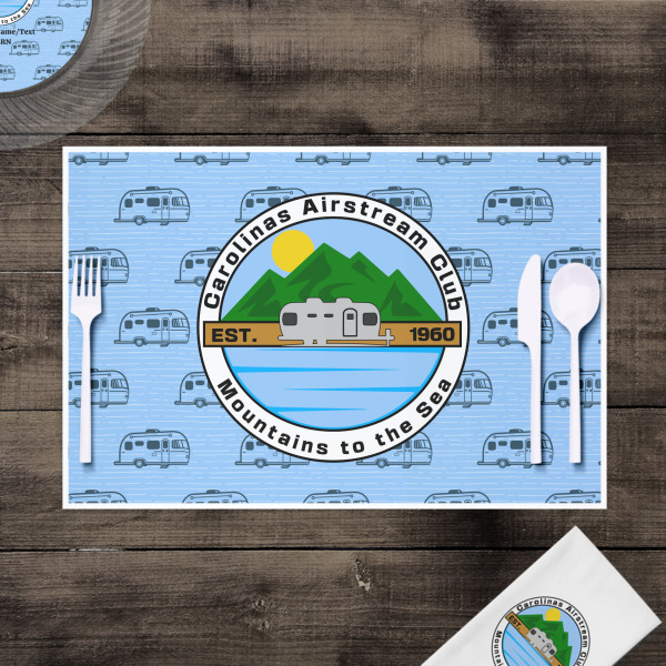 Custom Design - Disposable Paper Placemat - In Context