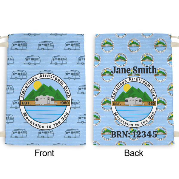 Custom Design - Large Laundry Bag - Front & Back View
