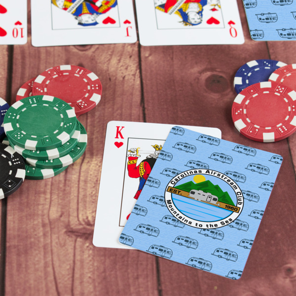 Custom Design - On Table with Poker Chips